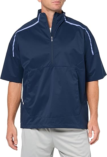 adidas Men's Core Provisional Short Sleeve Half Zip Jacket