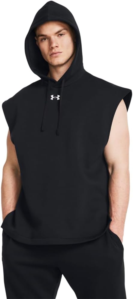 Under Armour Men's Rival Fleece Sleeveless Hoodie