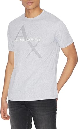 Armani Exchange Men's Crew Neck Logo Tee T Shirt