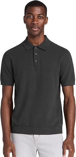 Club Monaco Men's Short Sleeve Boucle Polo