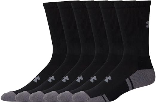 Under Armour Adult Resistor 3.0 Crew Socks, Multipairs