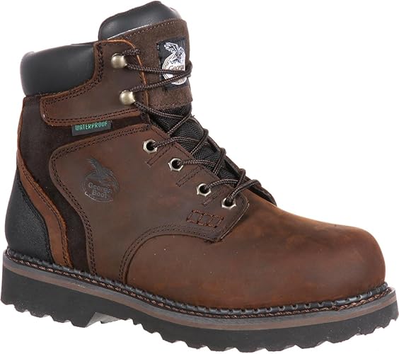 Georgia Boot Men's Brookville 6 Inch Steel Toe Work Shoe