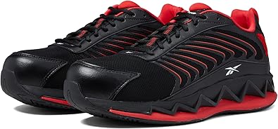 Reebok Work Men's RB3223 Zig Elusion Heritage Work Construction Shoe Black Safety, 15