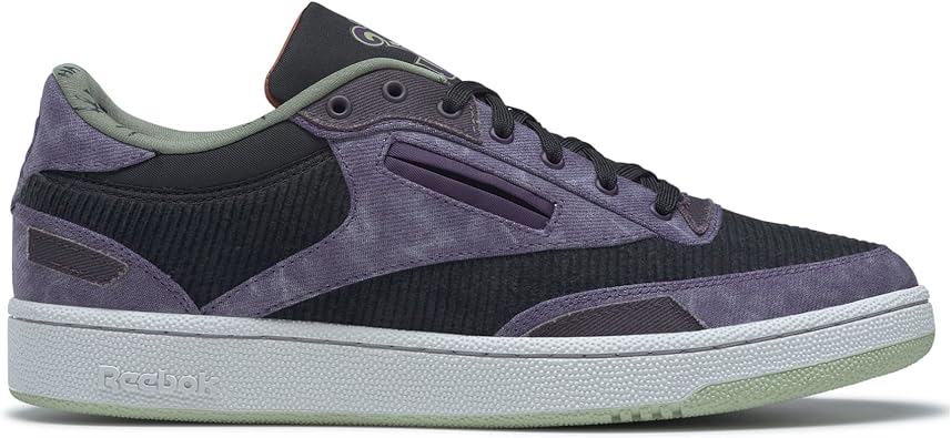 Reebok Men's Club C Sneaker, DC Comics/Purple Shade/Spirit White, 8