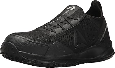 Reebok Men's Rb4090 All Terrain Safety Steel Toe Trail Running Work Shoe Black