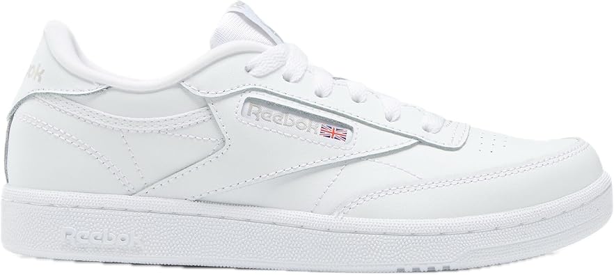 Reebok Boys Club C Sneaker, White/Sheer Grey, 6