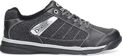 Dexter Mens Modern Bowling Shoes, Charcoal Knit, 8 US