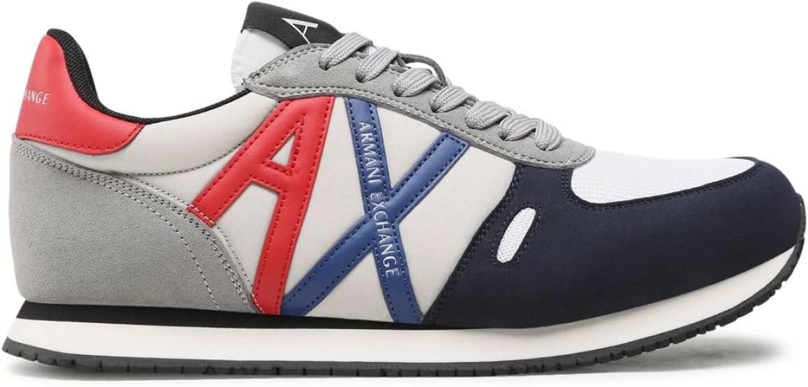 A | X ARMANI EXCHANGE Men's Retro Trainer Sneaker