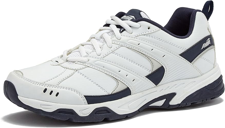 Avia Avi-Verge Mens Sneakers - Cross Trainer Mens Tennis Shoes, Pickleball or Walking Shoes for Men, Medium or Extra Wide Width Court Shoes Size 7 to 16