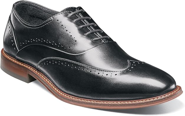 STACY ADAMS Men's MacArthur Wing Tip Oxford