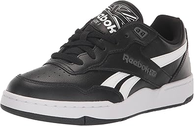 Reebok Unisex BB 4000 II Sneaker, Black/White/Pure Grey, 10 US Men