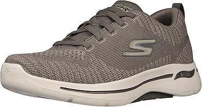 Skechers Men's Gowalk Arch Fit-Athletic Workout Walking Shoe with Air Cooled Foam Sneaker, Taupe 2, 8 X-Wide