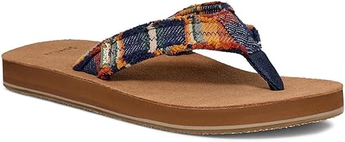 Sanuk Men's Fraid Not Blanket Flip-Flop