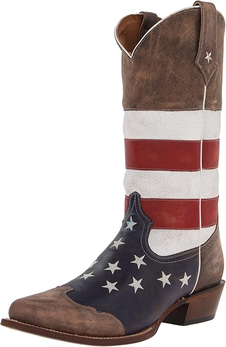 Roper Men's American Flag Western Boot