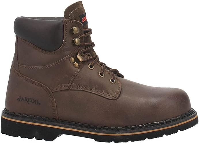 Laredo Mens Hub & Tack Soft Toe Work Safety Shoes Casual - Brown