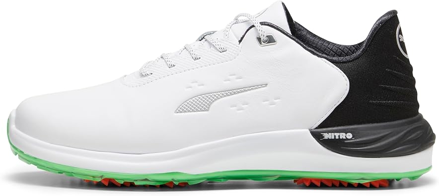 PUMA GOLF Men's PHANTOMCAT Nitro Sneaker, 8 White