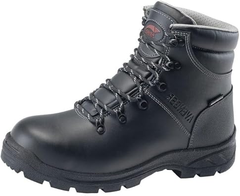 Avenger Work Boots Men's Above Ankle Construction Boot, Black, 8