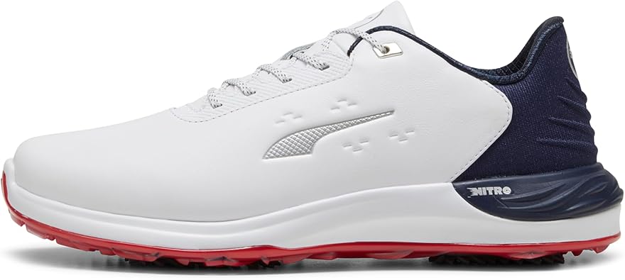 PUMA GOLF Men's PHANTOMCAT Nitro Sneaker, 12.5 White