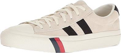 Pro-Keds Men's Royal Plus Classic Suede Sneaker, Cream, 9.5