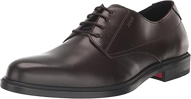 HUGO Men's Kerr Shiny Leather Derby Dress Shoe Oxford