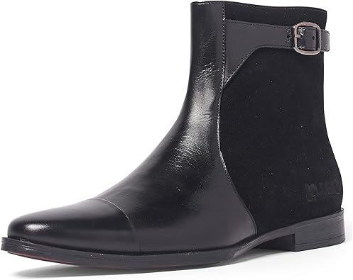 Carlos Santana Spirit Chelsea Boots for Men | Leather Suede | Cushioned Footbed