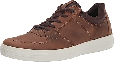 ECCO Men's Soft Classic Sneaker, Camel/COFEE Nubuck, 5-5.5