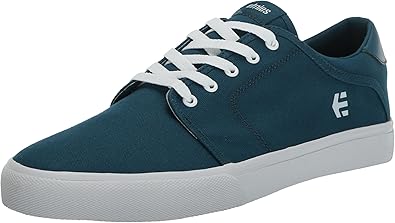 Etnies Men's Barge Slim Skate Shoe, Blue/White, 8.5