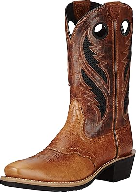 Ariat mens Heritage Roughstock Venttek Western Boot