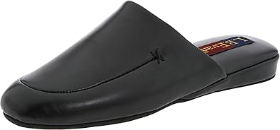 L.B. Evans Mens Duke Scuff Casual Slippers Casual - Black