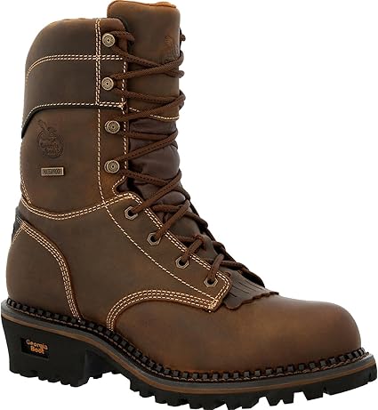 Georgia Boot Men's Amp Lt 600g Insulated Composite Toe Logger BRN 9