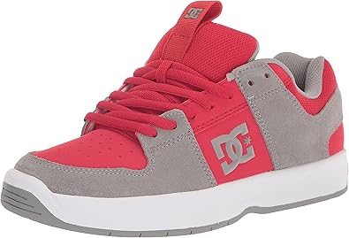 DC Men's Lynx Zero Low Top Skate Shoe Sneaker, Athletic RED, 7