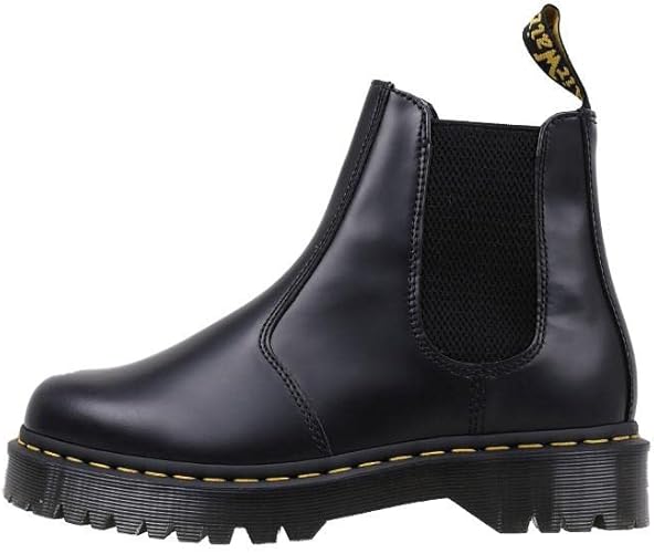 Dr. Martens unisex-adult 2976 Bex, Black Smooth Leather, 11 Women/10 Men