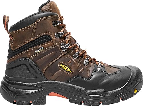 KEEN Utility Men's Coburg 6inch Steel Toe Waterproof Work Boots