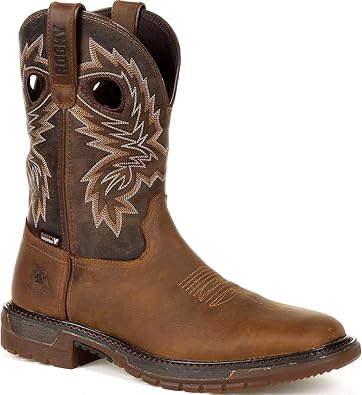 ROCKY Original Ride FLX Waterproof Western Boot Size 13(M) Brown