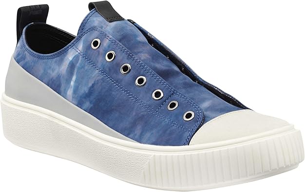 Karl Lagerfeld Paris Men's Tie Dye Lace Free Lowtop Sneaker