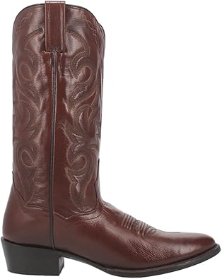 Dan Post Mens Milwaukee Embroidered Round Toe Casual Boots Mid Calf - Brown - Size 16 D