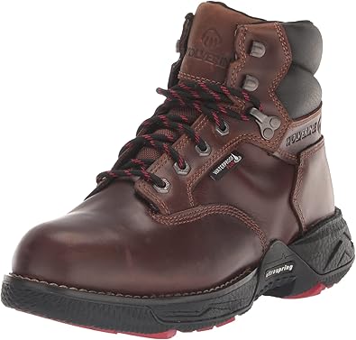 Wolverine Mens Hellcat Fuse Durashocks Ultraspring 6 Inch Carbonmax Work Boot