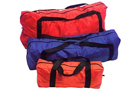 33019-R Large Loose Equipment Bag, Nylon, Red