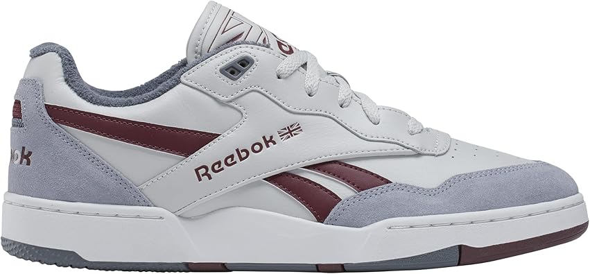 Reebok Unisex BB 4000 II Sneaker, Steely Fog/Cold Grey/Classic Maroon, 5 US Men