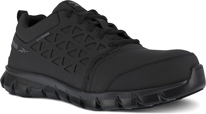 Reebok Men's Sublite Cushion Safety Toe Athletic Work Shoe Industrial & Construction