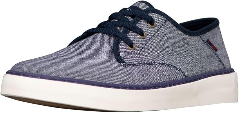 Ben Sherman Mens Camden Lace Up Sneakers Shoes Casual - Blue