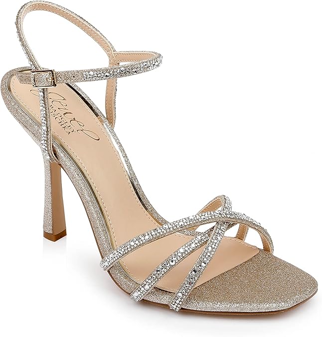 Jewel Badgley Mischka Georgia Strappy Sandal Stiletto