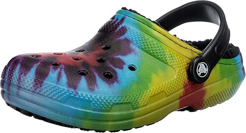 Crocs Unisex-Adult Classic Lined Tie-Dye Clog