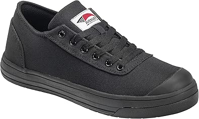 Avenger Work Boots Men's Low Top Industrial Shoe, Black/Black, 10