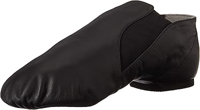 Bloch Dance Men's Elasta Bootie Leather and Elastic Split Sole Jazz Shoe