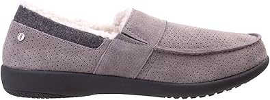 Revitalign Men's Fiesta Slipper, Grey, 8.5 Wide