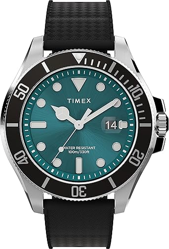 Timex Men's Harborside Coast 43mm Watch with Silver-Tone Case & Stainless Steel Bracelet