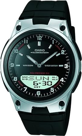 Casio Men's AW80-1AV Forester Ana-Digi Databank 10-Year Battery Watch