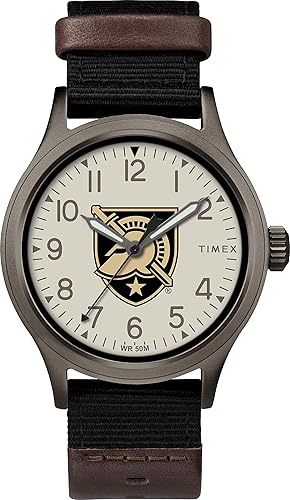 Timex Tribute Men's Collegiate Pride 40mm Watch - US Military Academy Army Black Knights with Black Fastwrap Strap