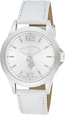 Accutime U.S. Polo Assn. Classic Men's USC50202 Analog Display Analog Quartz White Watch